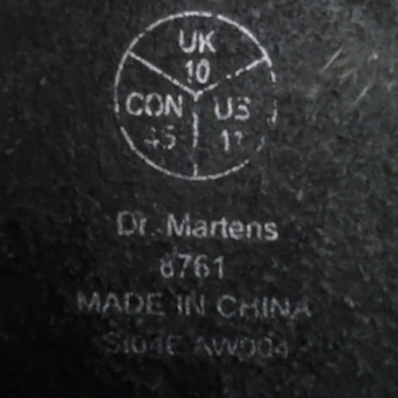 *SOLD* Black Dr Martens Boots - Picture 7 of 7